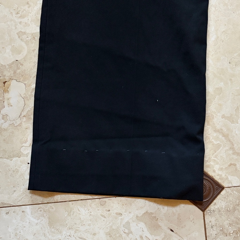 LOFT Black Herringbone Trousers - Picture 6 of 6